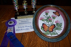 Butterfly and Thistle Plaque